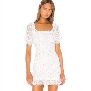 For Love and Lemons Brulee Dress a L NWT Revolve